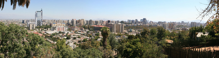 Chili Santiago Zoo Panorama Ekla